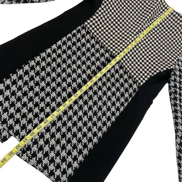 CHICO’S Houndstooth Lined Jacket (Sz 1) - Picture 10 of 10